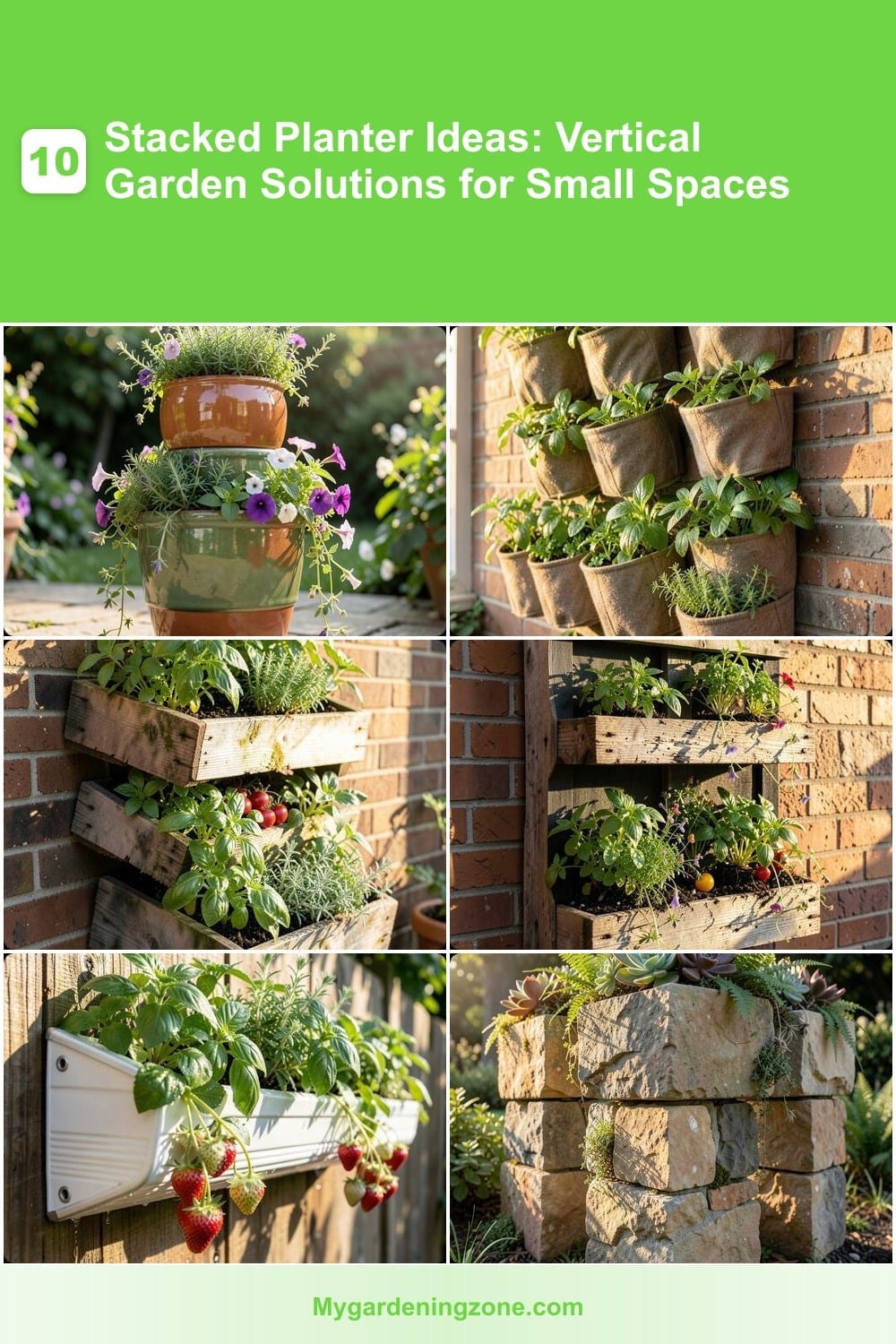 10 Stacked Planter Ideas: Vertical Garden Solutions for Small Spaces 10 Stacked Planter Ideas: Vertical Garden Solutions for Small Spaces