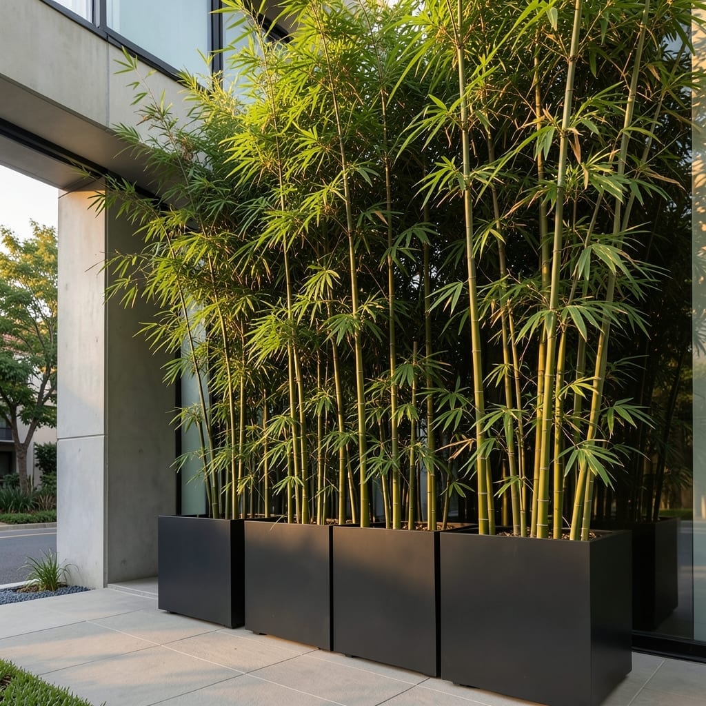 Tall Bamboo Privacy Screens