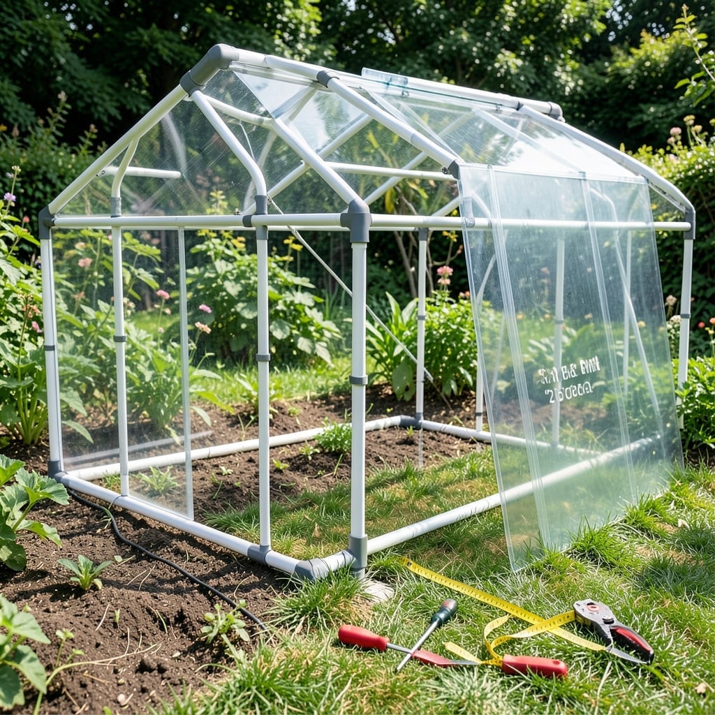 How to Build a Greenhouse With PVC Pipe: Budget-Friendly DIY Guide