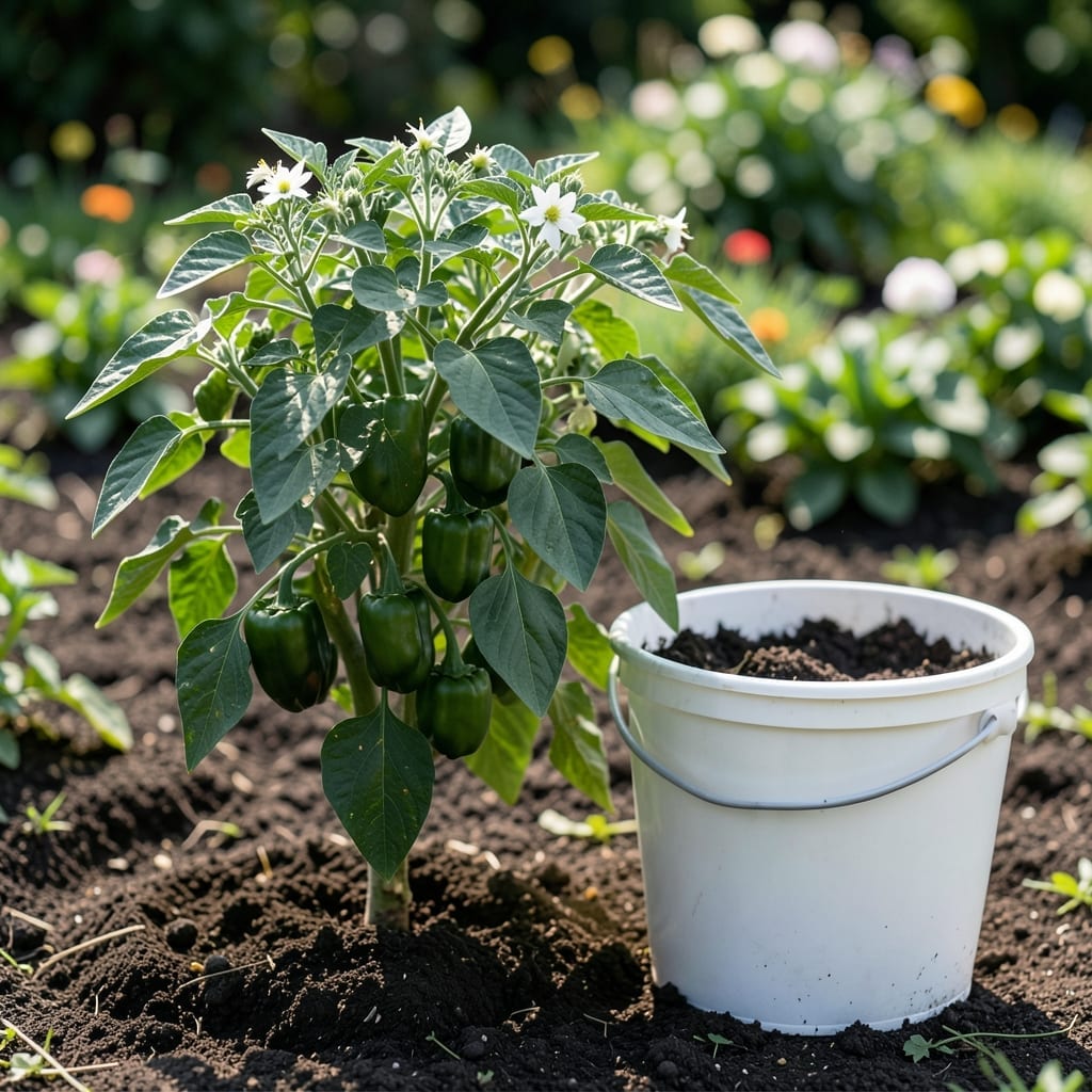 How Many Pepper Plants per 5 Gallon Bucket: Optimal Spacing for Healthy Growth