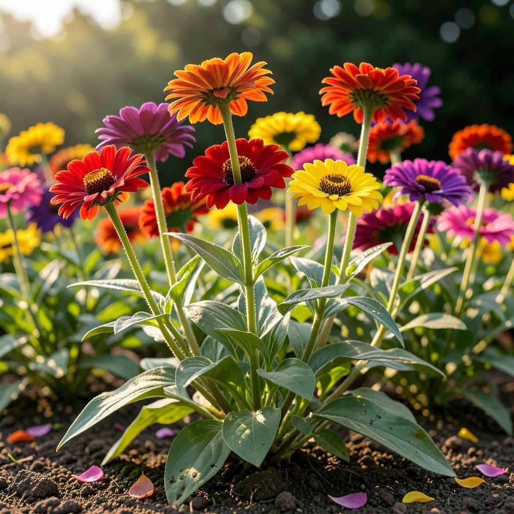 Elegant Zinnias for Cut Flowers