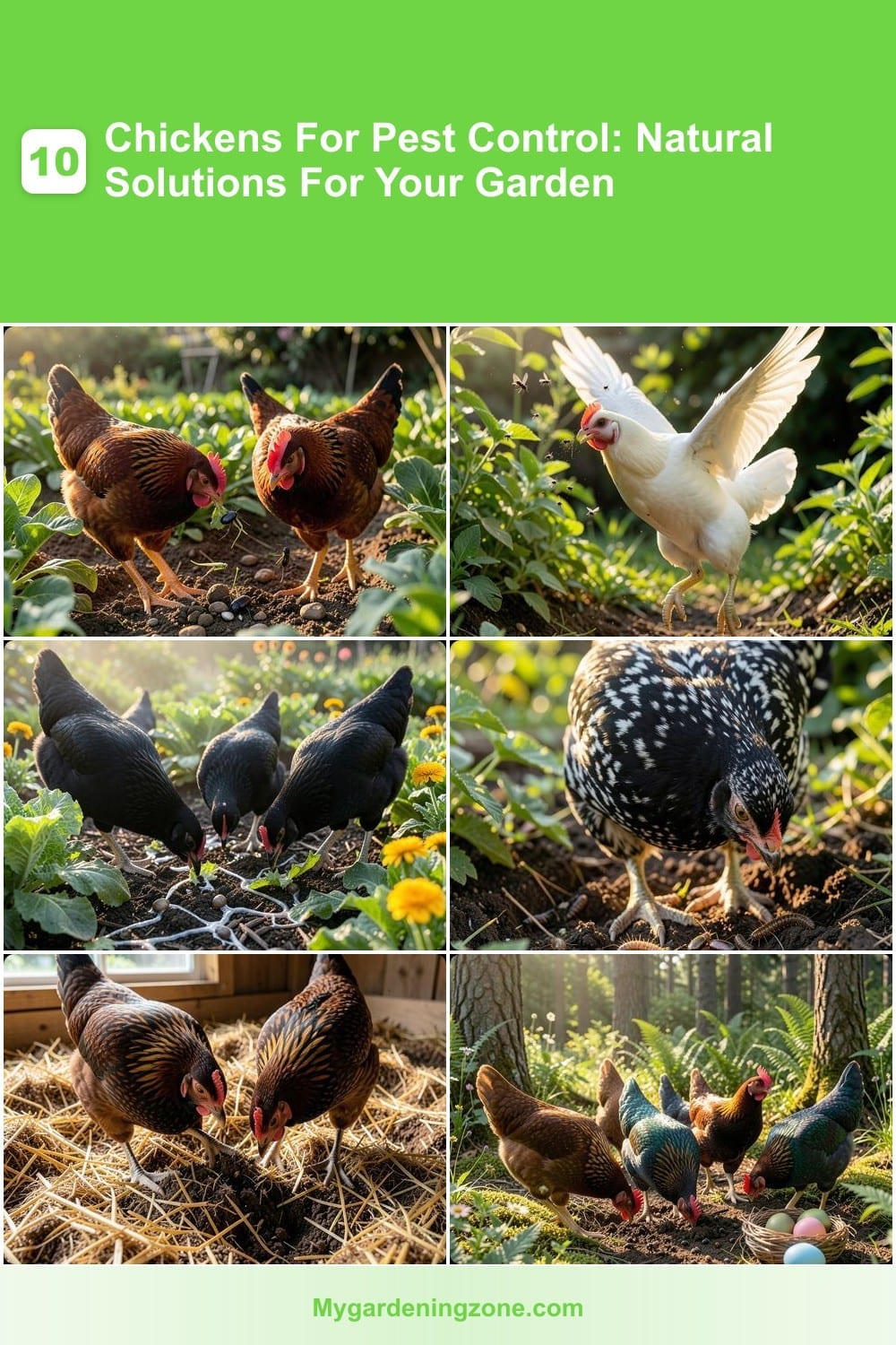 10 Chickens For Pest Control: Natural Solutions For Your Garden