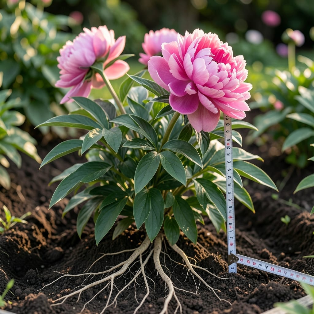How Deep Do Peony Roots Go: Typical Spread and Planting Depth
