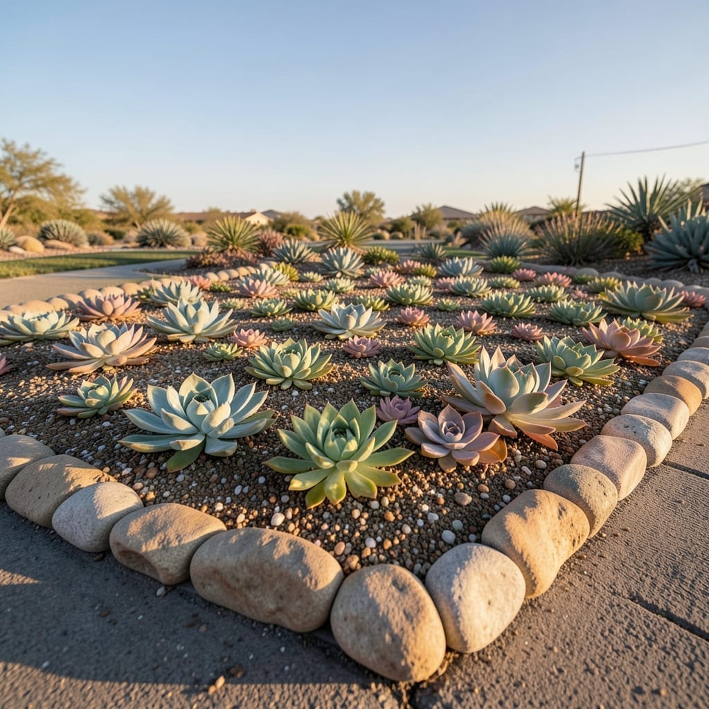 Drought-Tolerant Succulent Garden