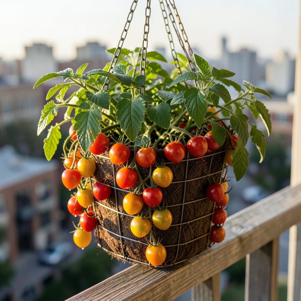 Hanging Basket Cherry Tomatoes