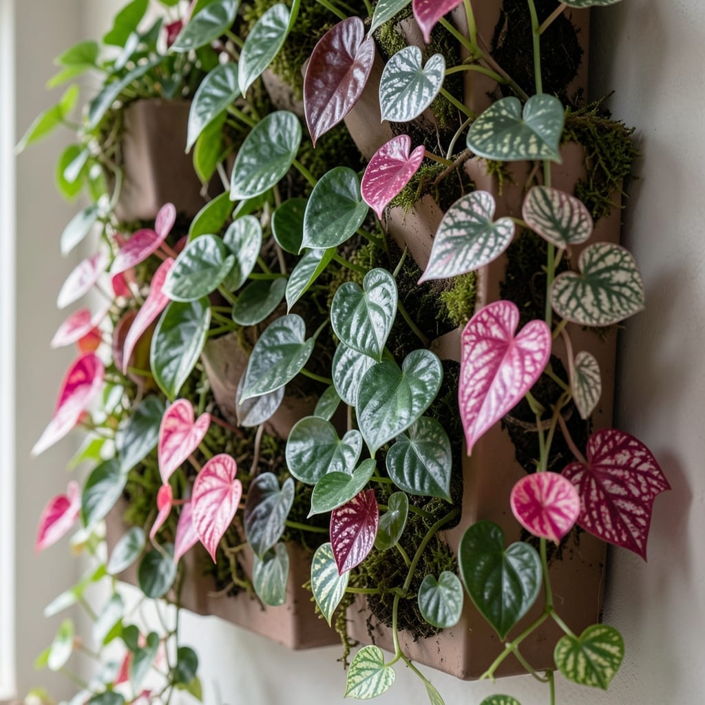 Peperomia and Fittonia
