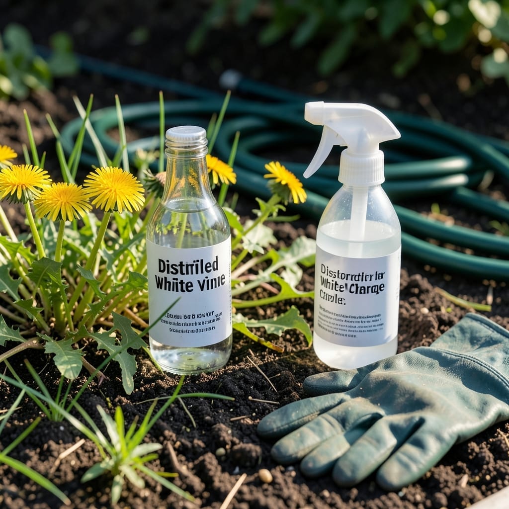 Distilled White Vinegar for Weed Killer: Effectiveness and Proper Application Distilled White Vinegar for Weed Killer: Effectiveness and Proper Application