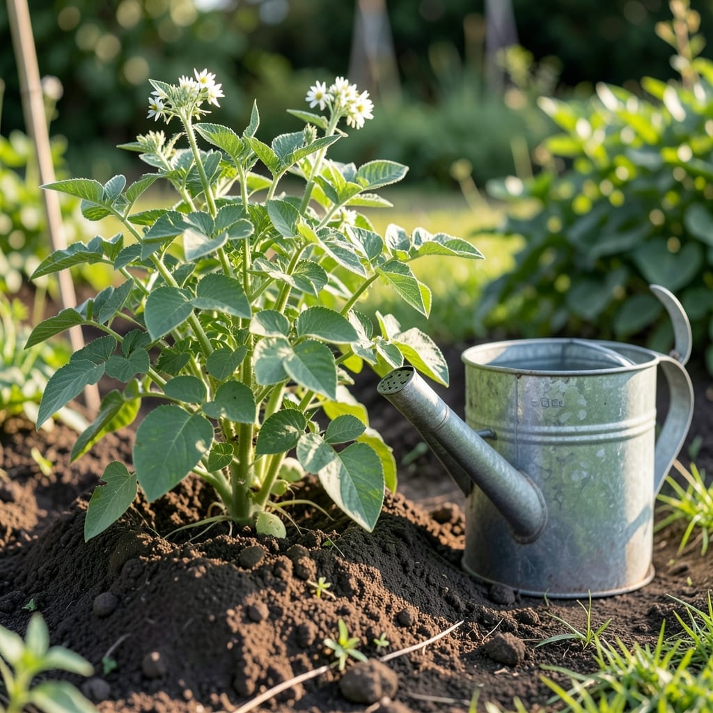 How Much Water Do Potato Plants Need: Weekly Schedule for Healthy Yields