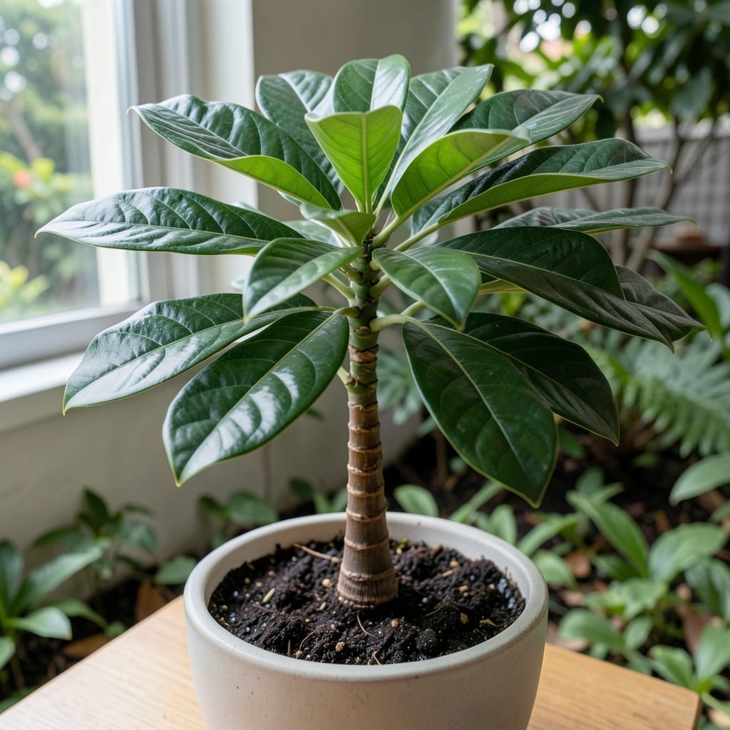 Guiana Chestnut with Palmate Leaves