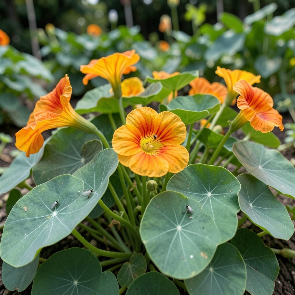 Nasturtium Trap Crop