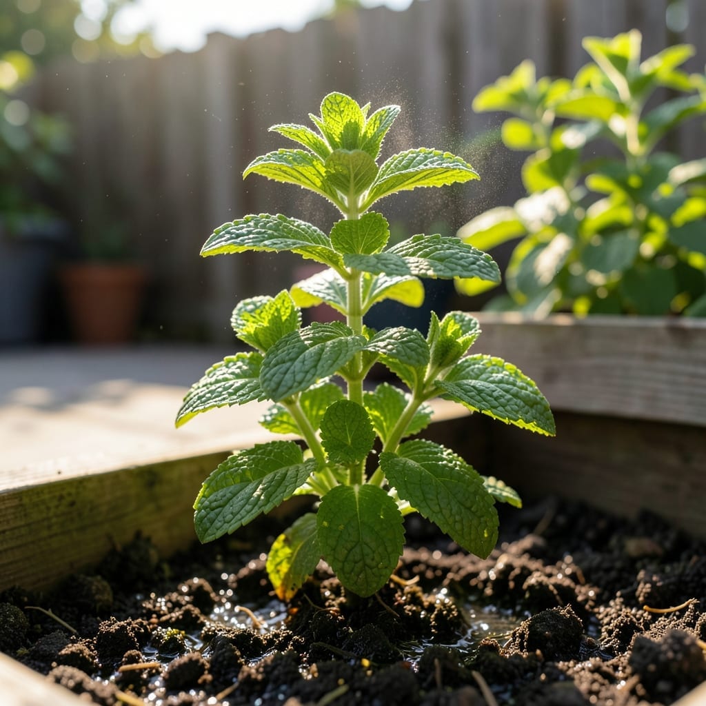 Peppermint for Refreshing Mosquito Relief