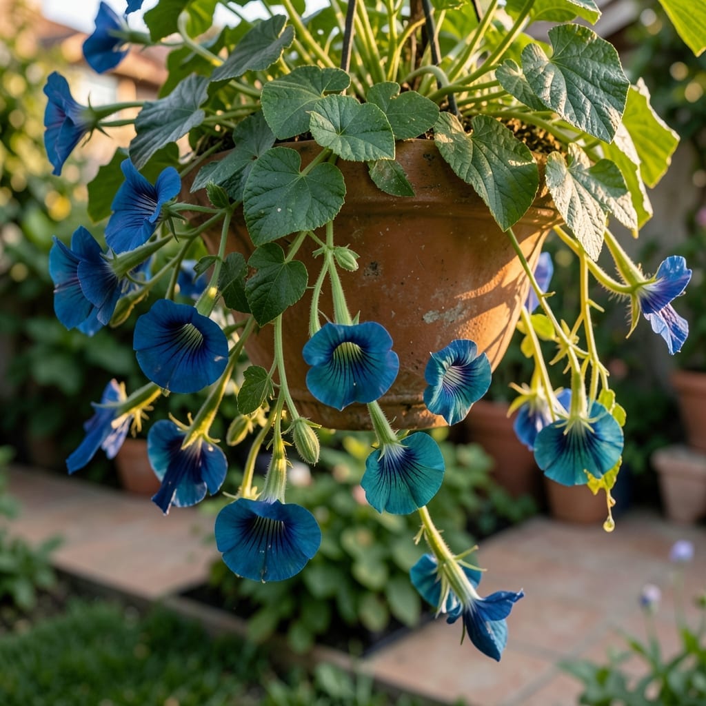 Nasturtium Blue Peacock