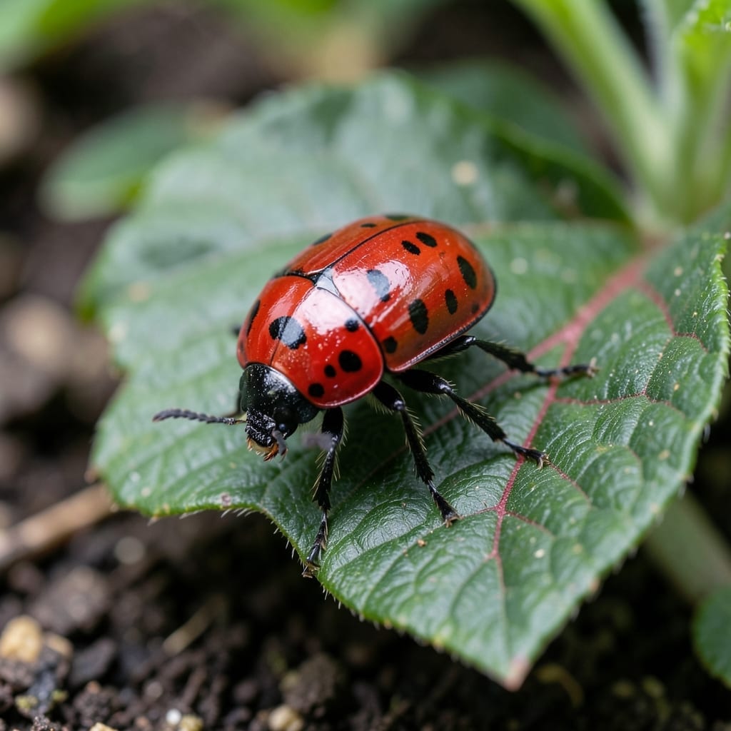 Red Beetle With Black Spots: Identification and Natural Removal Methods Red Beetle With Black Spots: Identification and Natural Removal Methods