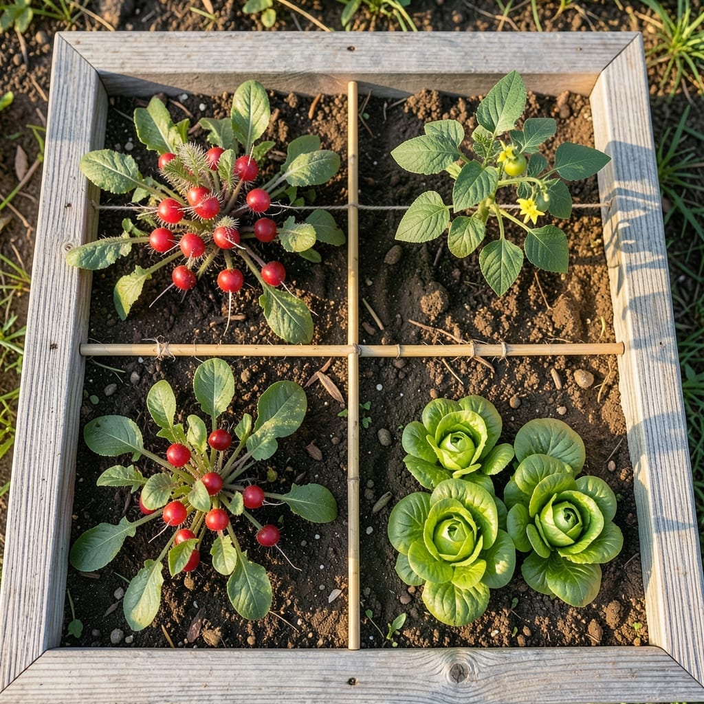 Raised Bed Square Foot Gardening