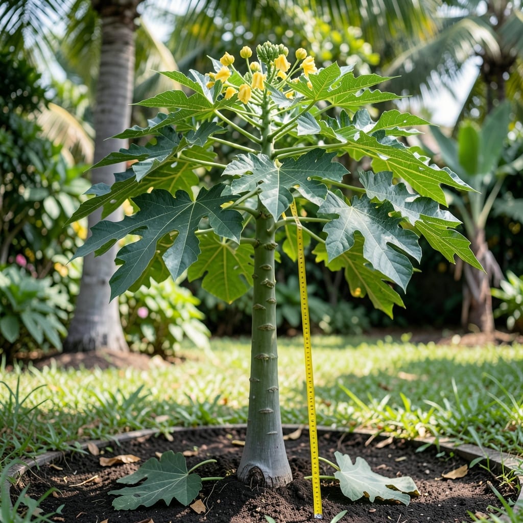 Papaya Tree Height: Growth Expectations and Care Tips
