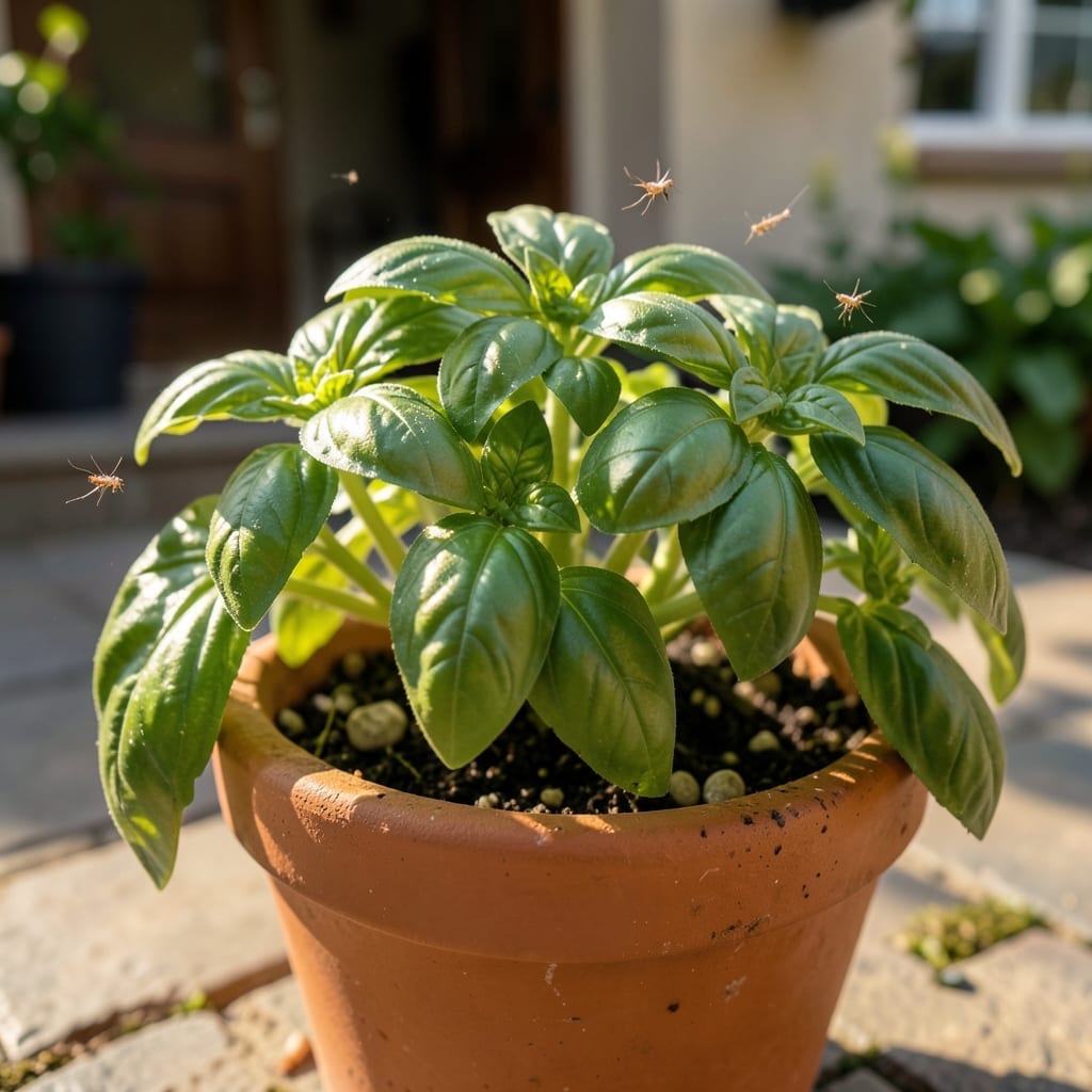 Basil for Mosquito and Fly Defense