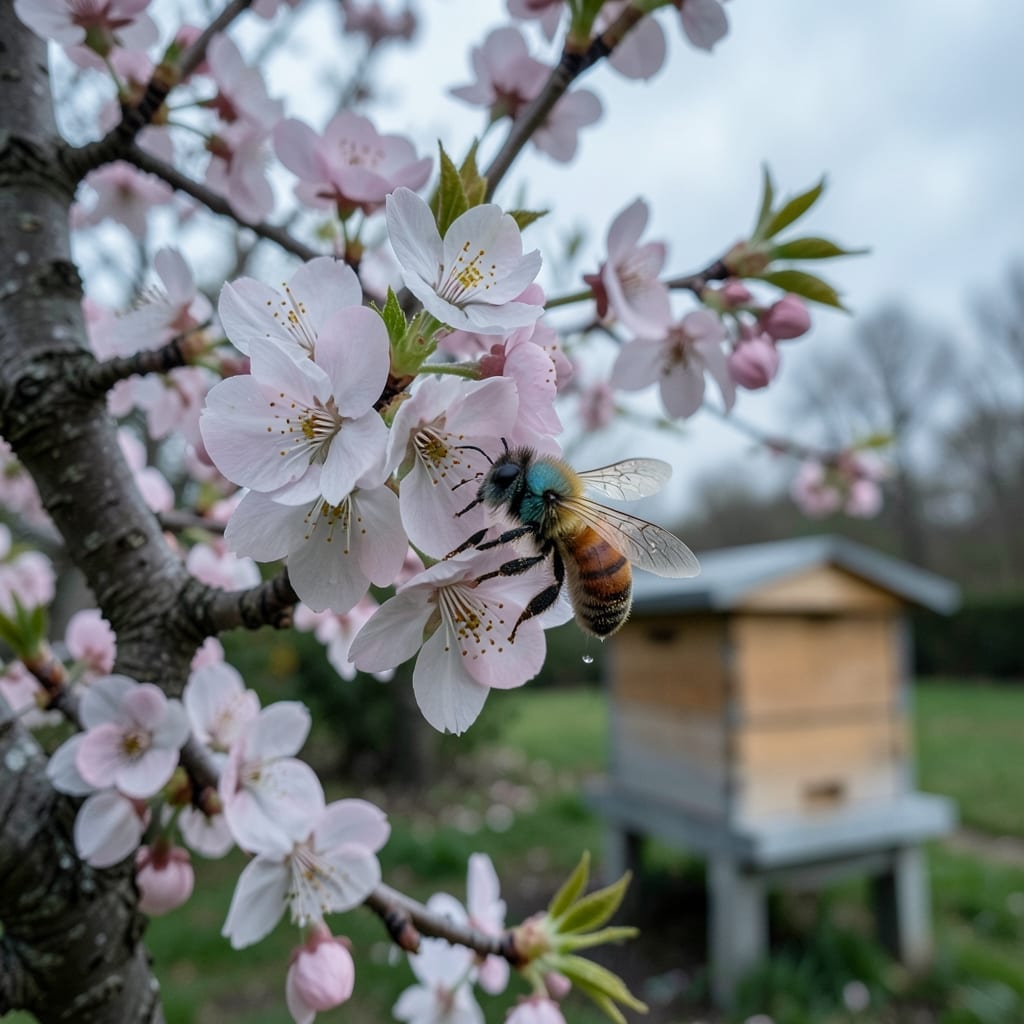 Mason Bees for Cherry Trees