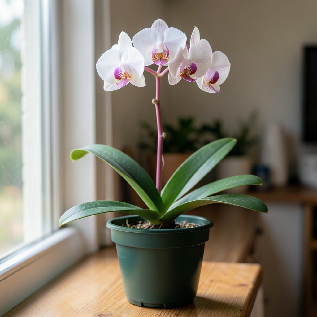 Why Is My Orchid Stem Turning Pink: Sun Stress and Care Adjustments Why Is My Orchid Stem Turning Pink: Sun Stress and Care Adjustments