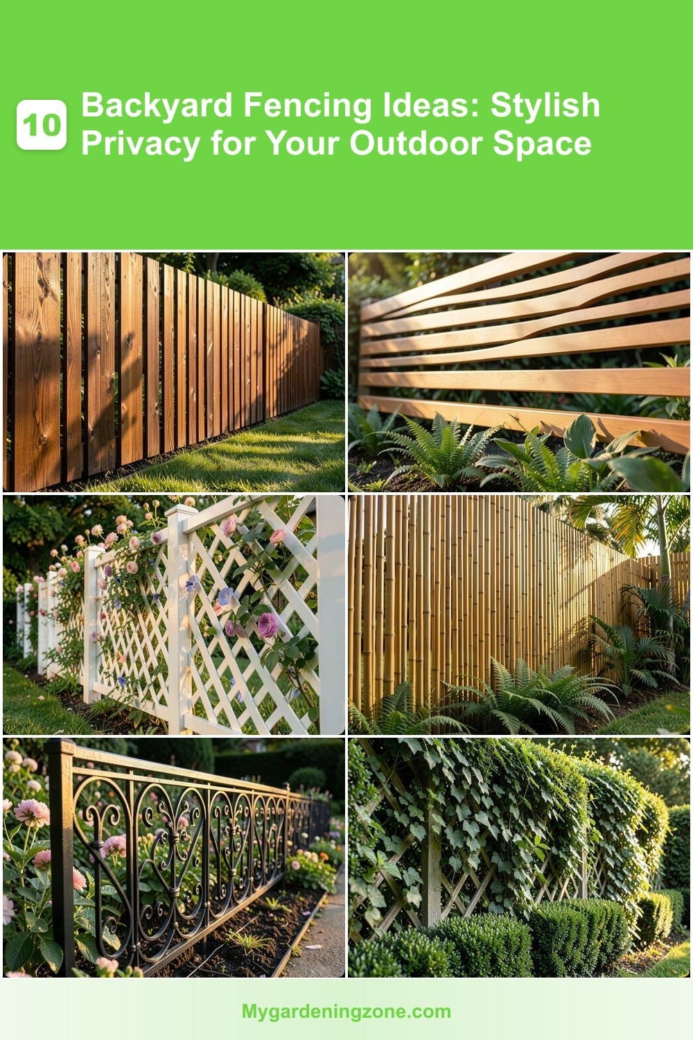 10 Backyard Fencing Ideas: Stylish Privacy for Your Outdoor Space