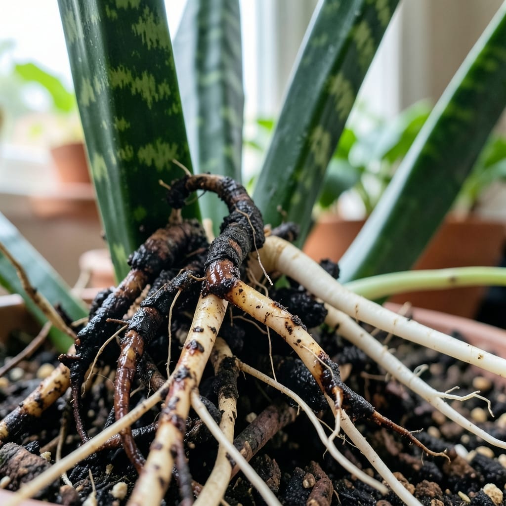Overwatered Snake Plant Root Rot: Visual Guide to Diagnosis and Recovery