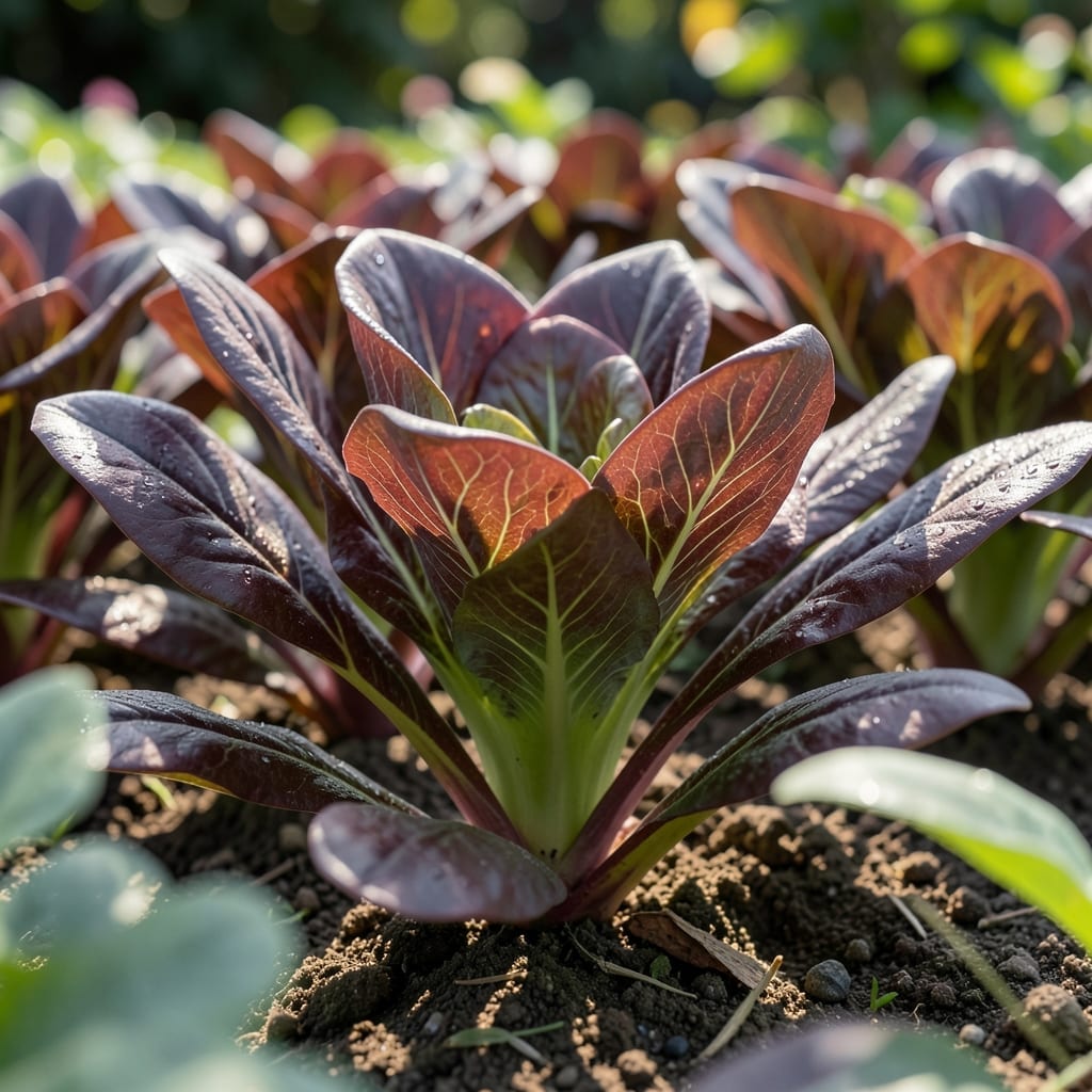 Red Deer Tongue Lettuce