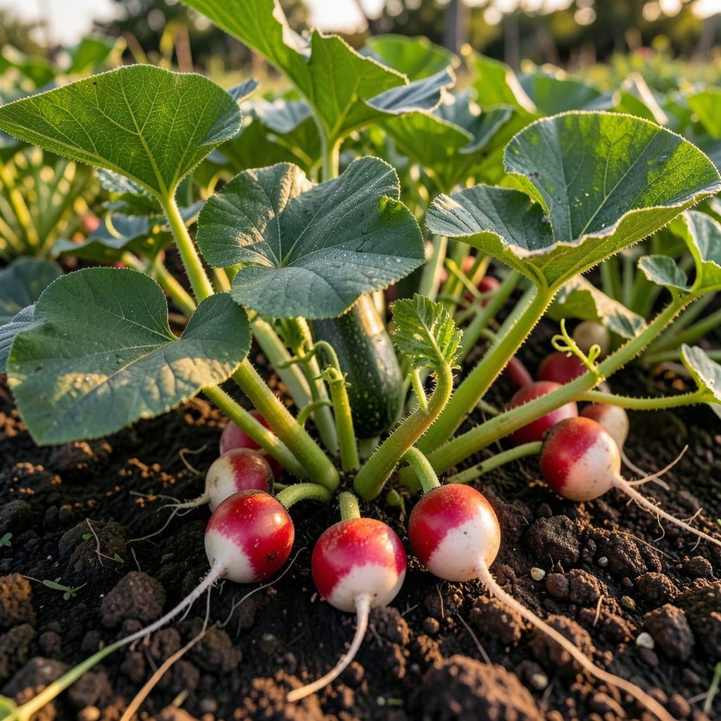Radishes for Pest Deterrence