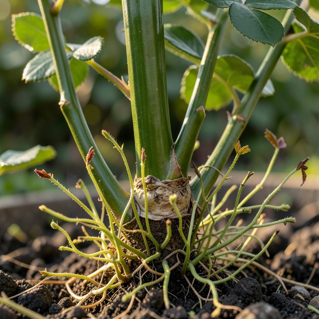 Sucker Sprouts from Roots