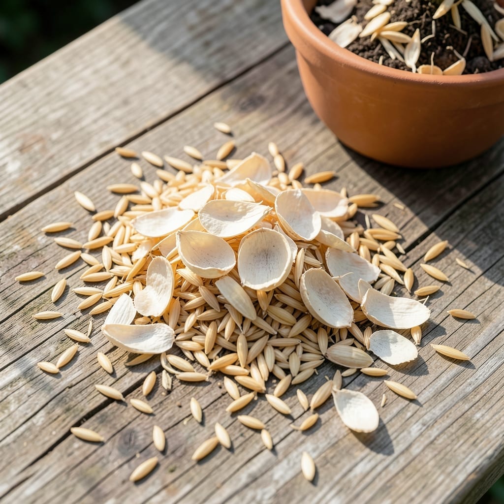 Rice Hulls for Organic Drainage