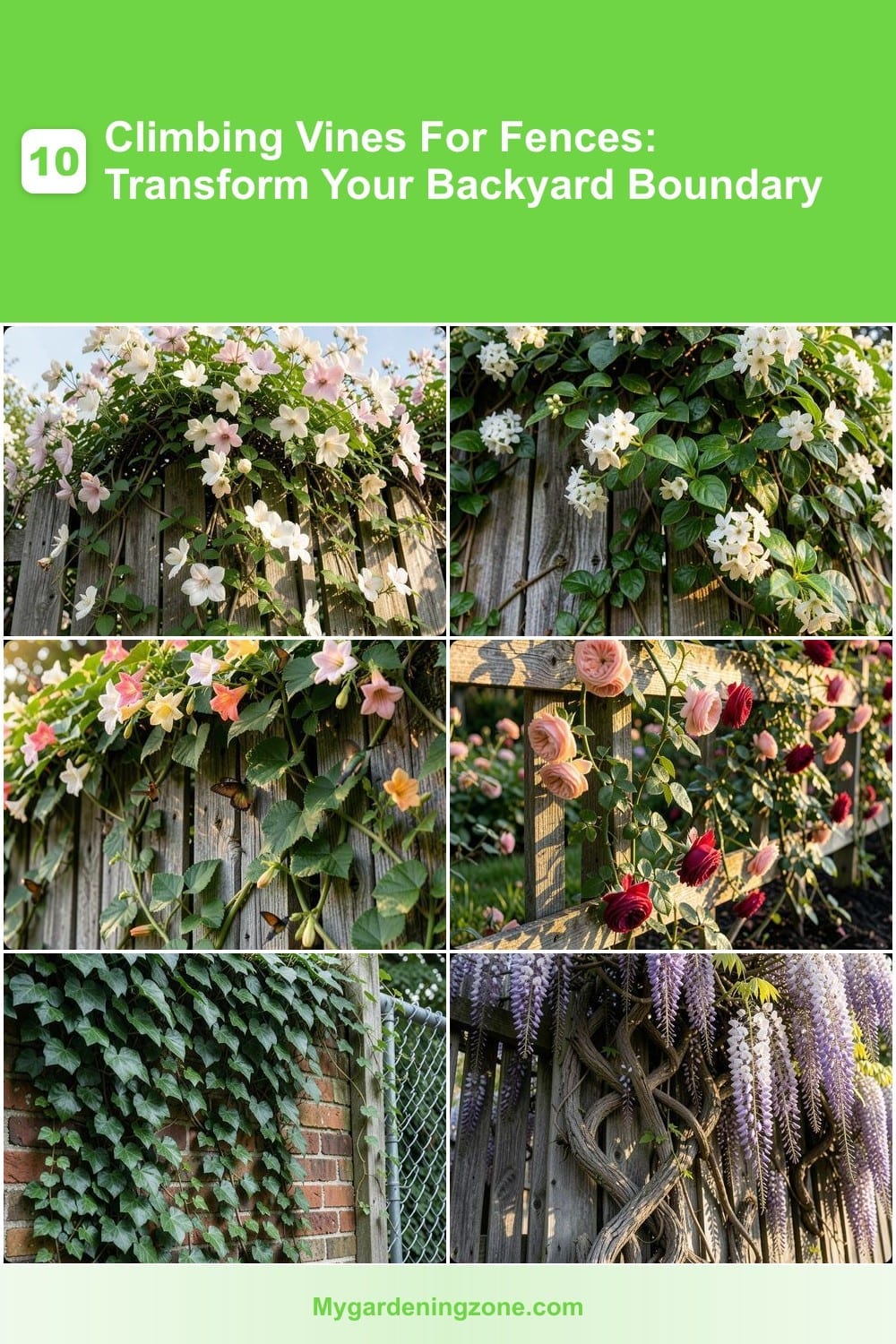 10 Climbing Vines For Fences: Transform Your Backyard Boundary 10 Climbing Vines For Fences: Transform Your Backyard Boundary