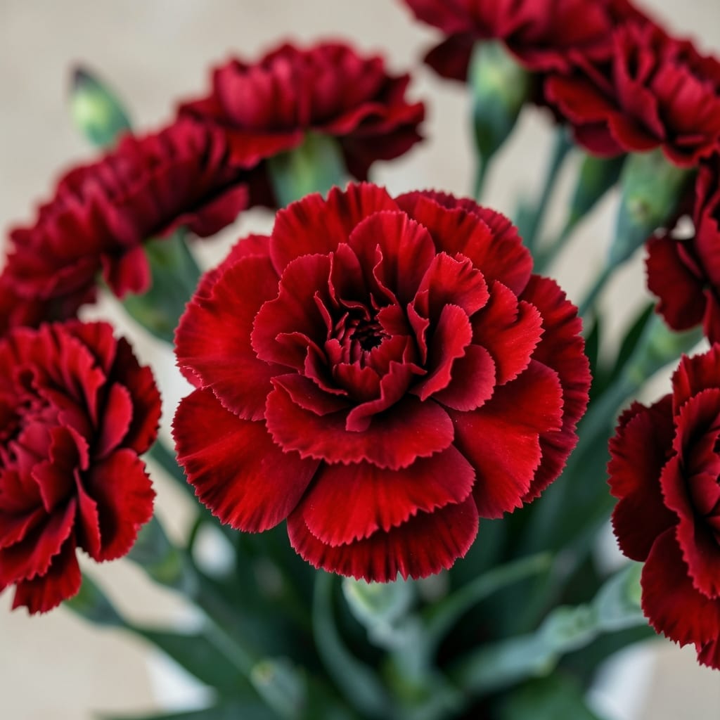 Red Carnations for Admiration