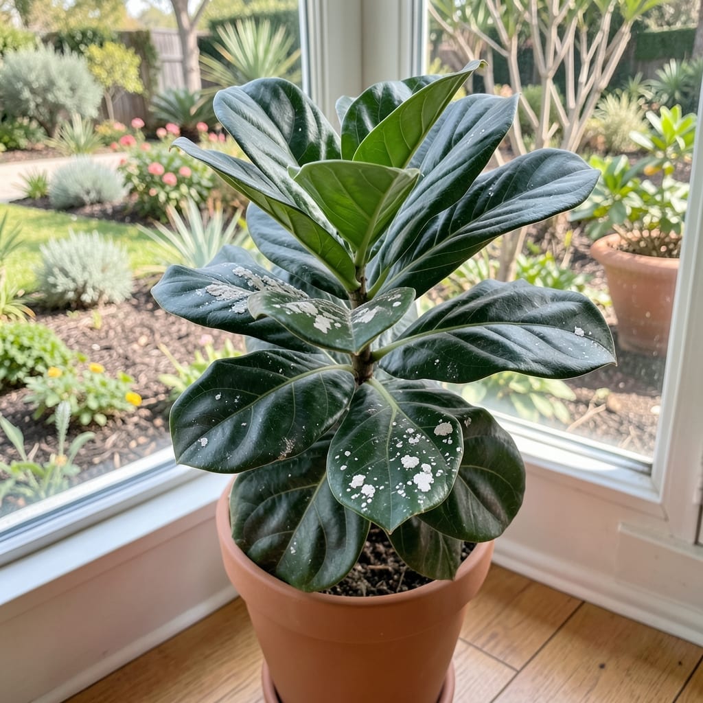 White Spots On Fiddle Leaf Fig: Identify Causes And Natural Remedies White Spots On Fiddle Leaf Fig: Identify Causes And Natural Remedies
