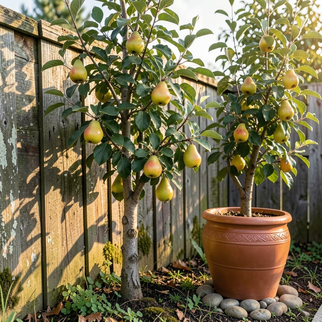 Compact Pear Tree Varieties