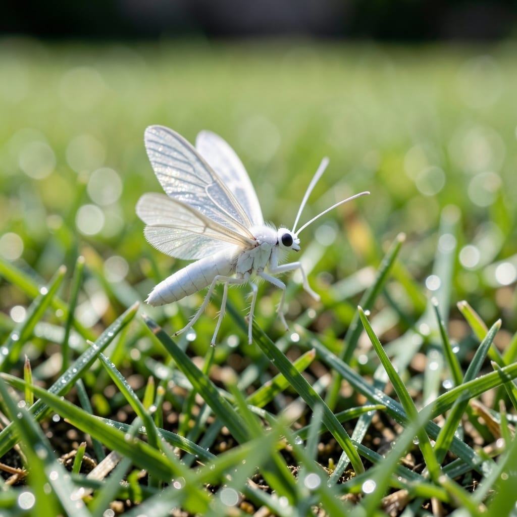 White Flying Insects in Lawn: Spot and Banish These Pests Fast