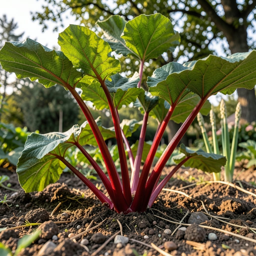 Rhubarb Plants for Tart Staples