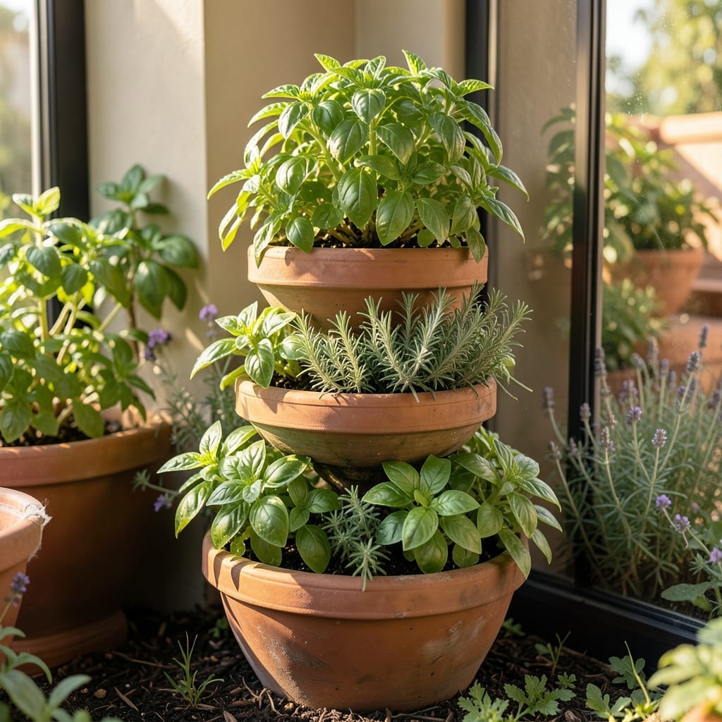 Tiered Herb Garden Tower
