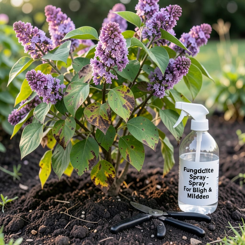 Lilac Blight Treatment: Natural Fungicide for Healthy Blooms