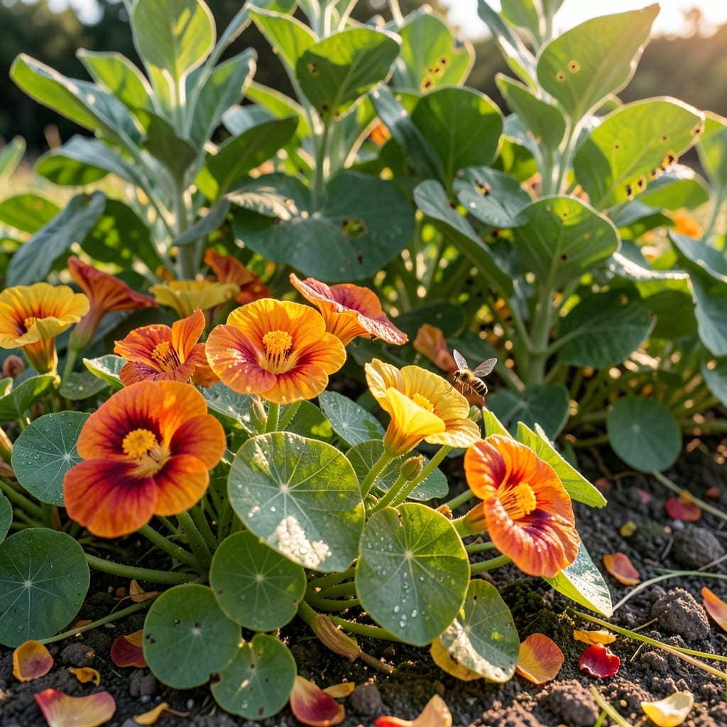 Nasturtiums as Pest Deterrents