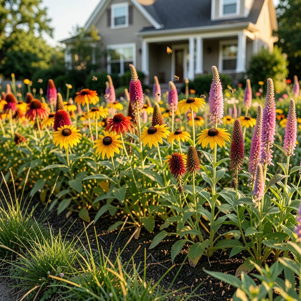 Pollinator-Friendly Perennial Borders