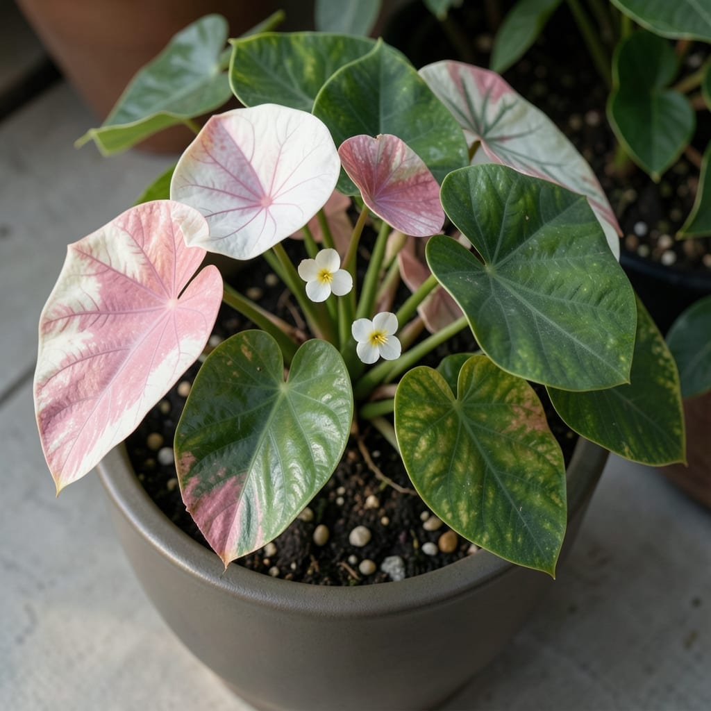 Caladium for Foliage and Flower Appeal