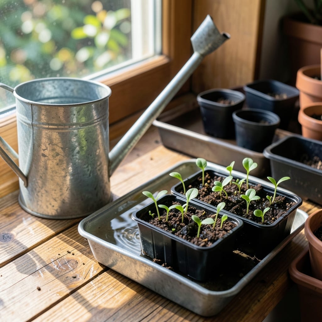 How to Bottom Water Seedlings: Optimal Schedule for Healthy Growth