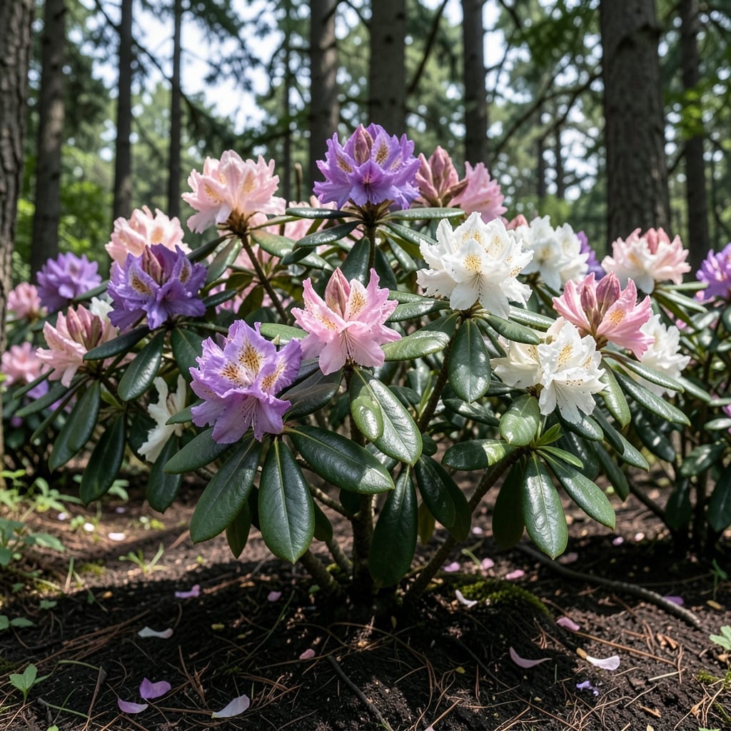 Rhododendrons for Evergreen Beauty