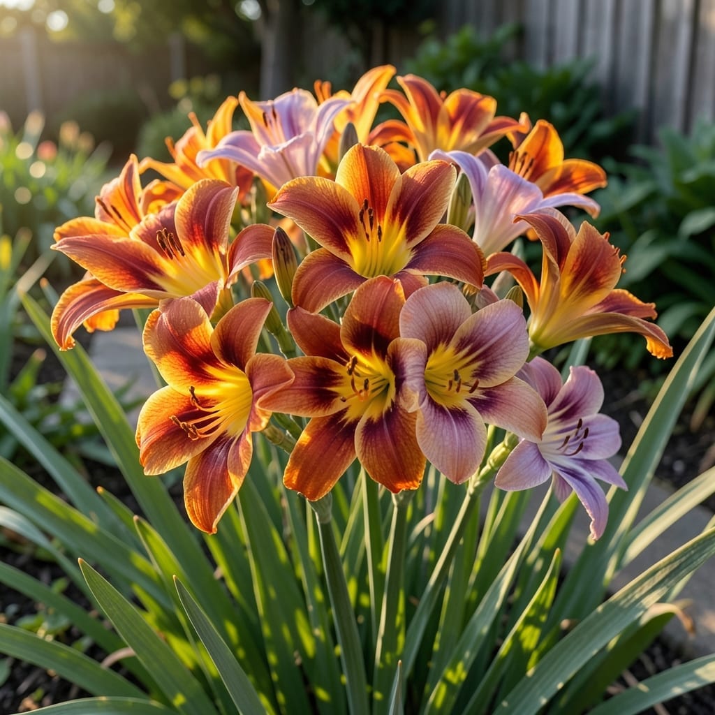 Daylilies in Bold Colors