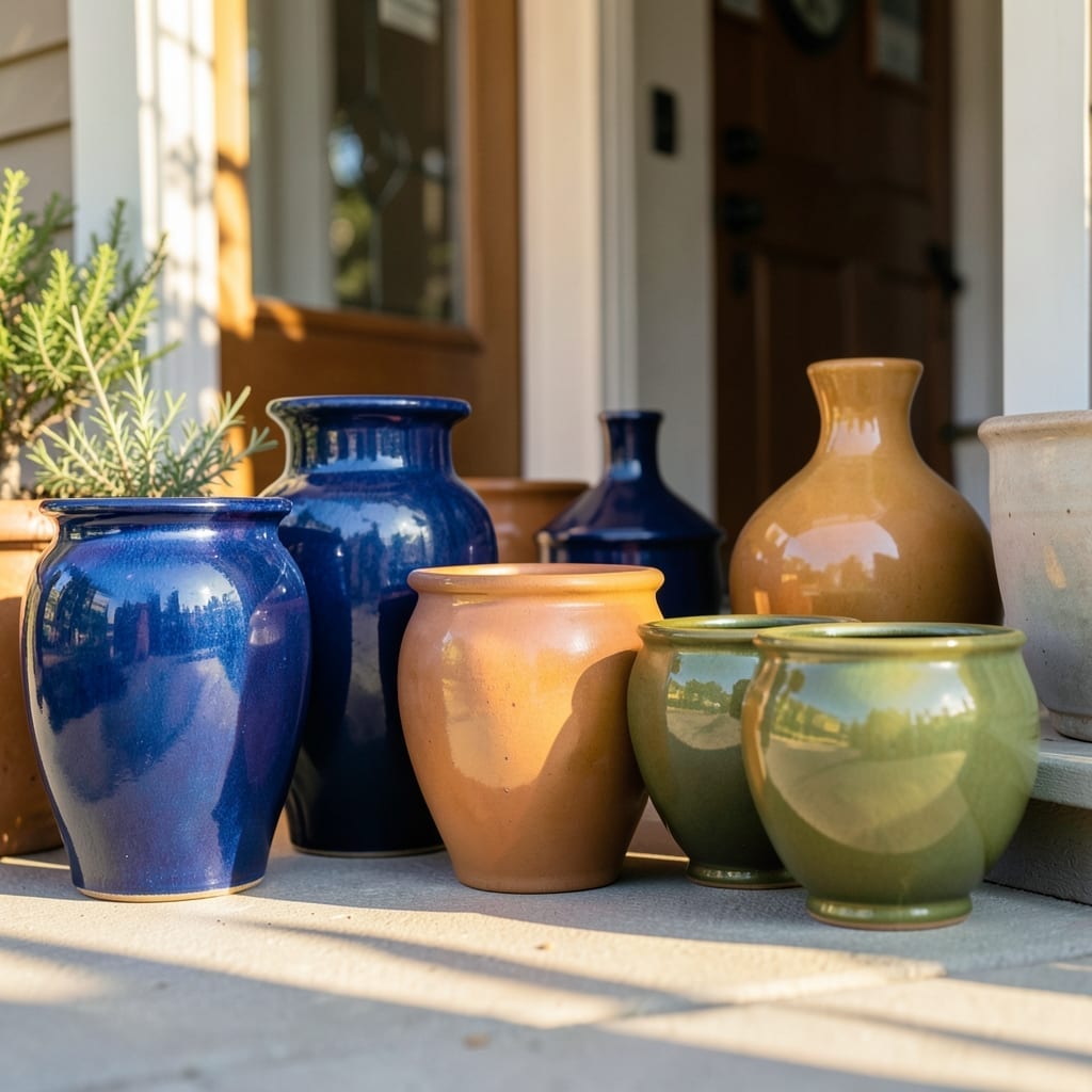 Colorful Ceramic Pot Collection