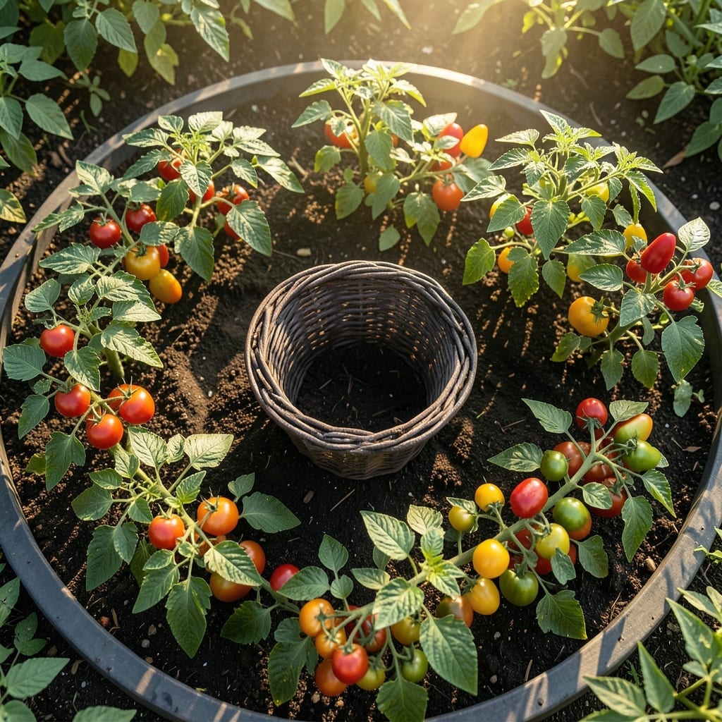 Keyhole Garden Salsa Layout