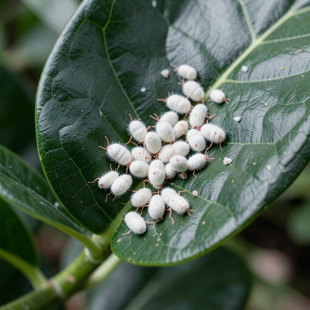 Mealybugs on Fiddle Leaf Fig: Visual ID and Safe Eradication Steps Mealybugs on Fiddle Leaf Fig: Visual ID and Safe Eradication Steps
