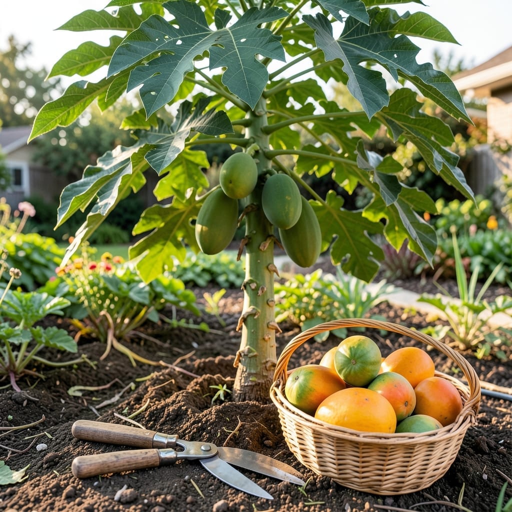 Papaya Fruit Size: Typical Dimensions for Home Gardeners