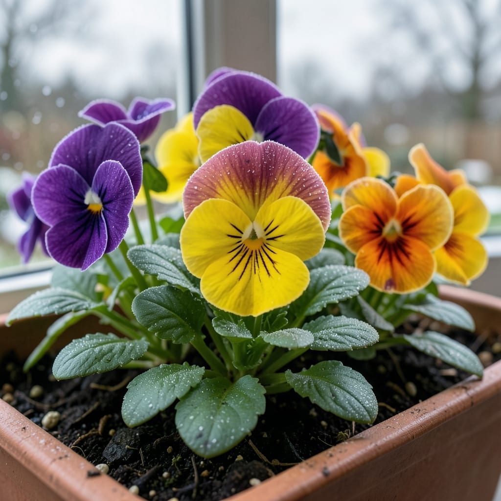 Pansies for Cold-Weather Cheer
