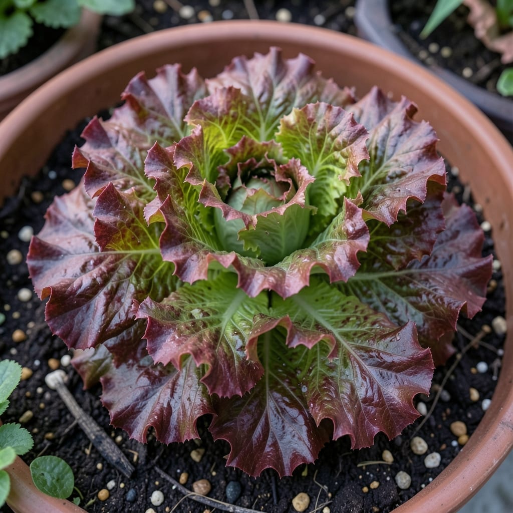 Lollo Rossa Lettuce