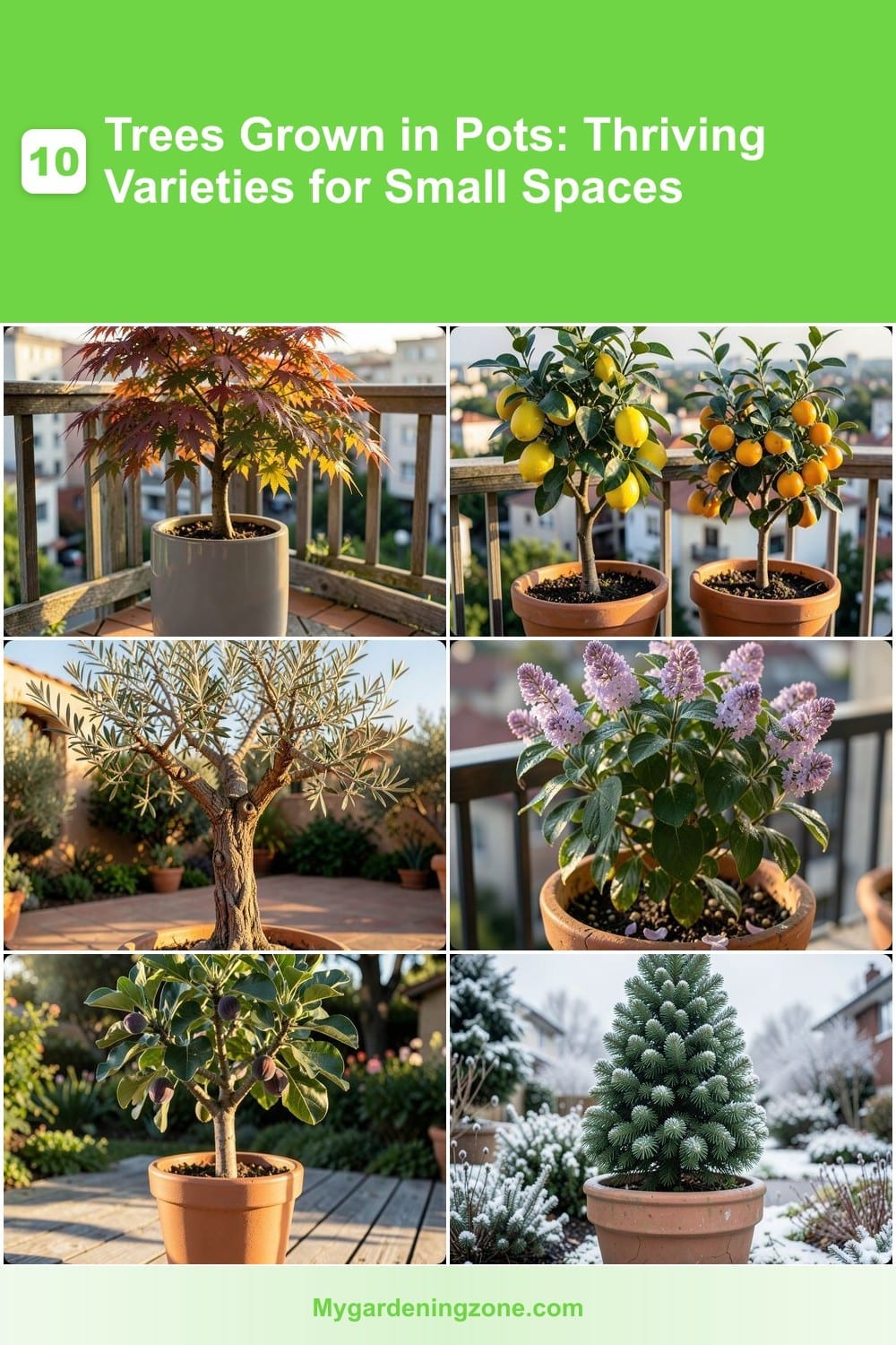 10 Trees Grown in Pots: Thriving Varieties for Small Spaces