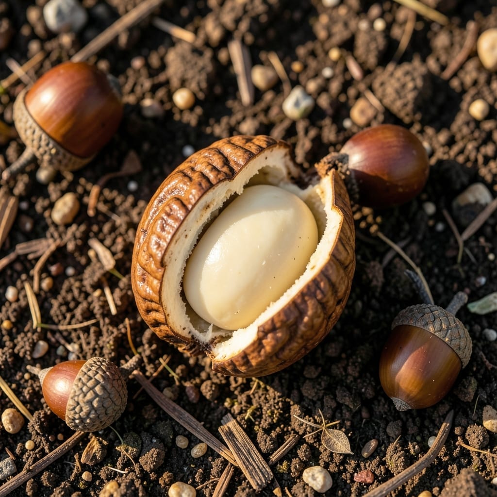 Hickory Nuts from Hickory Trees